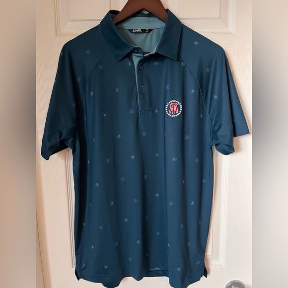 Mens Barstool Sports Stools and Stars Short Sleeve Golf Polo Medium - Picture 3 of 8